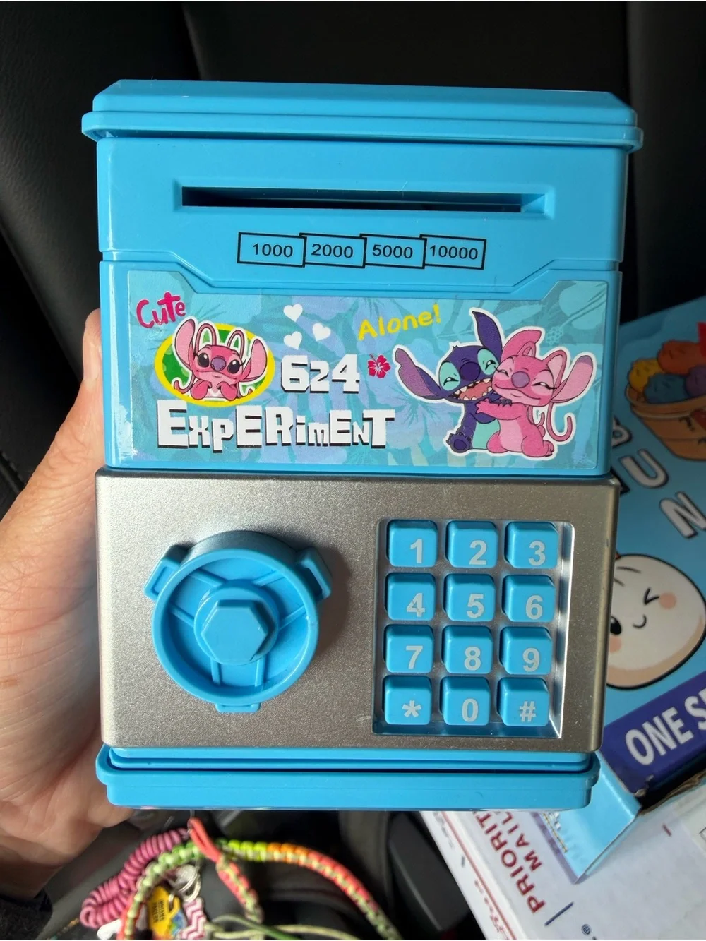 Stitch & angel piggy bank